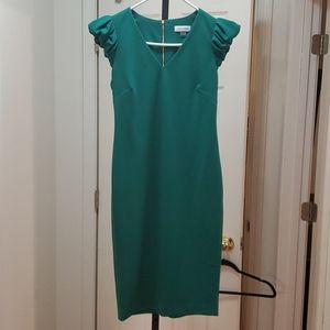 Emerald green dress